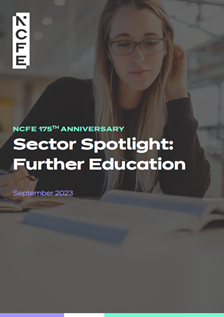 Sector Spotlight: Further Education front cover