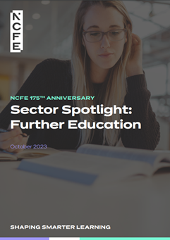 Sector Spotlight: Further Education front cover