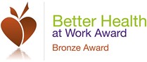The Better Health at Work bronze award logo