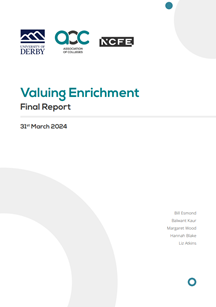 Valuing Enrichment: The Final Report front cover