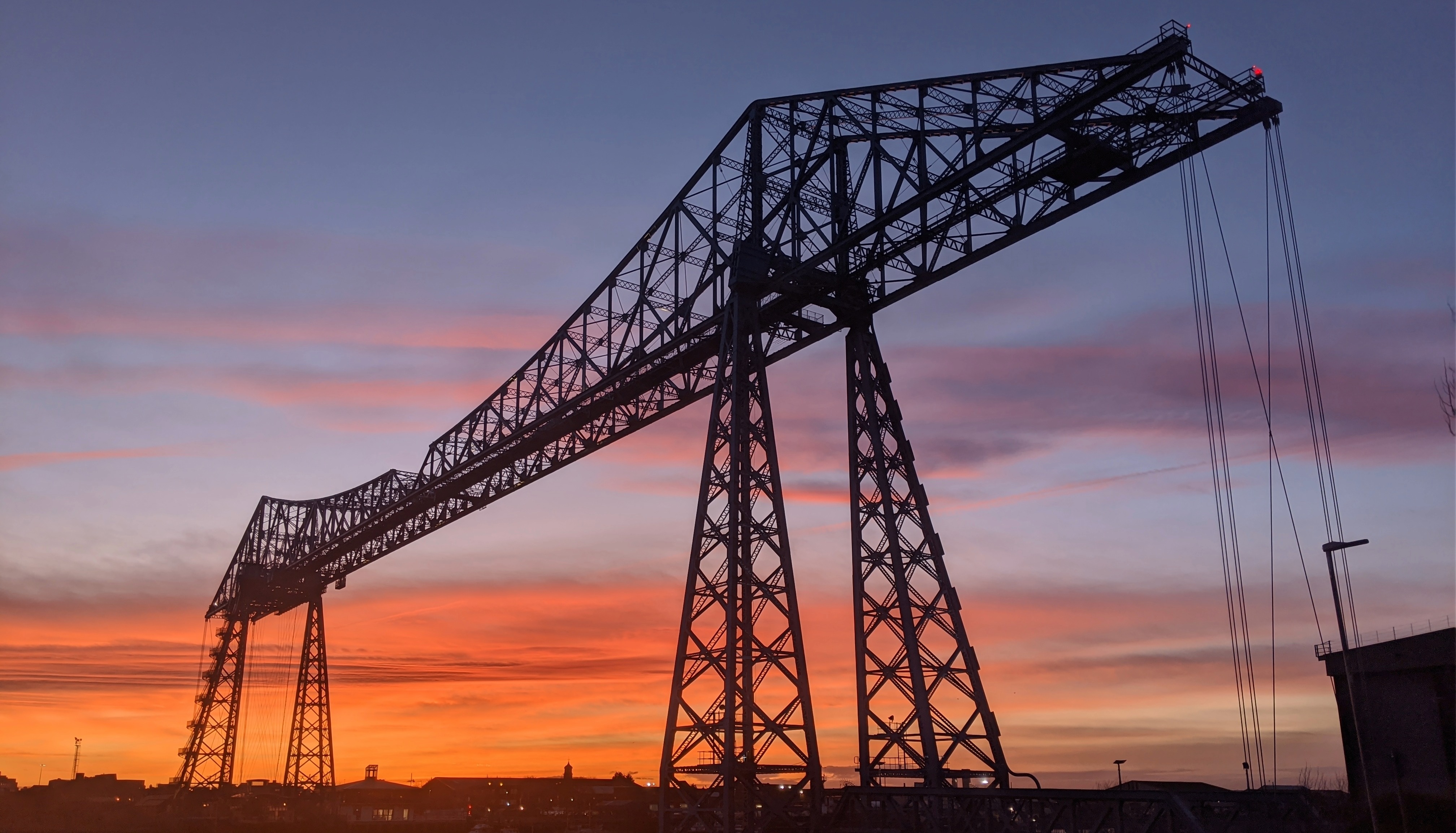 Transporter Bridge Night